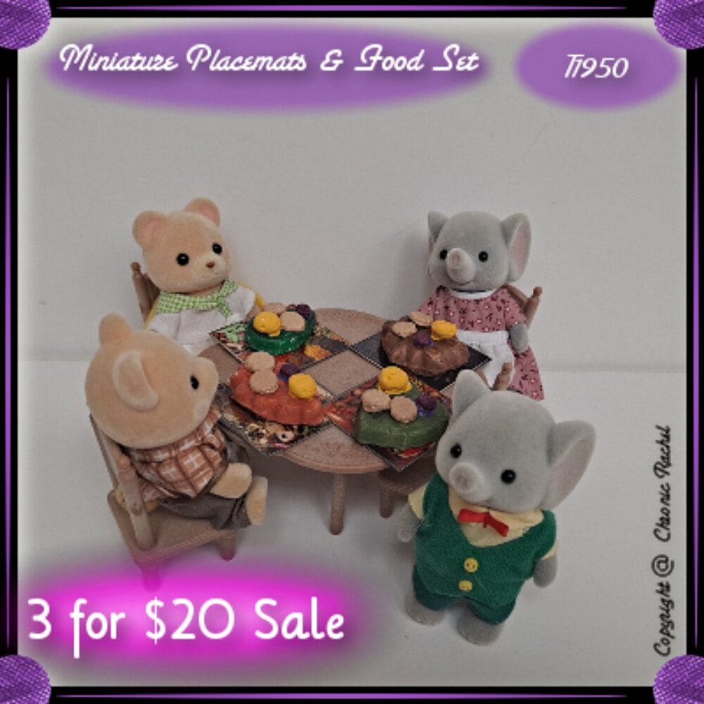 8-Piece Glued-Together Spice Placemats